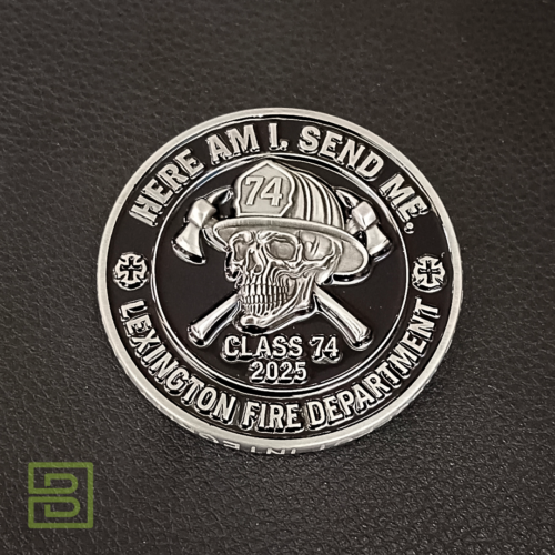 Lexington Fire Department Challenge Coins.
