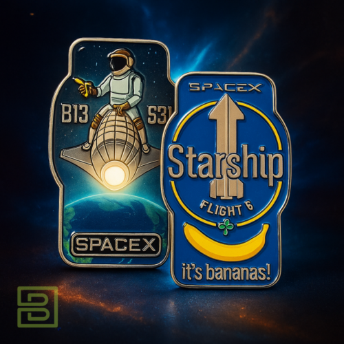 SpaceX Starship Flight 6 Challenge Coins