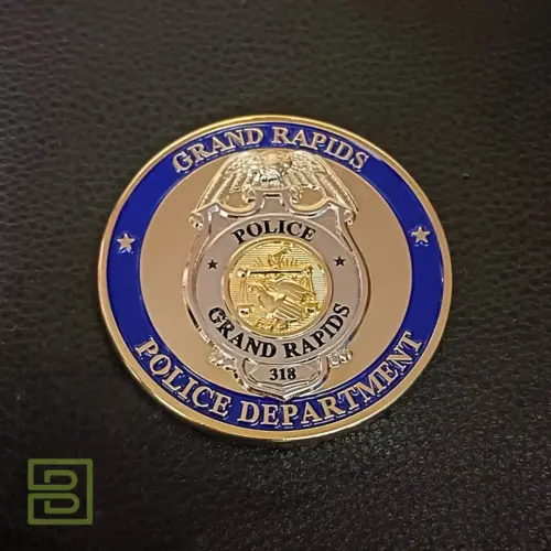 Grand Rapids Police Department Challenge Coins