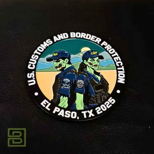 CBP Zombie Challenge Coins