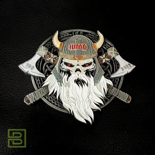 Iron Vikings MC Challenge Coins