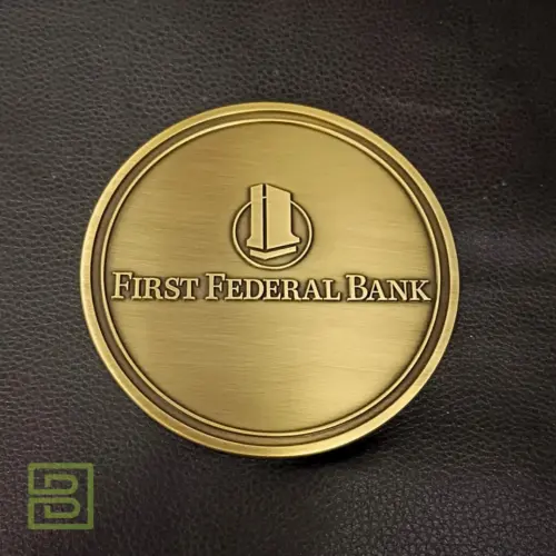 First Federal Bank Challenge Coins