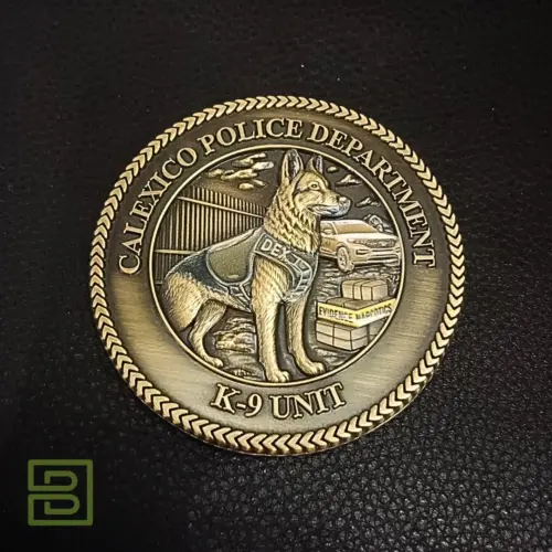 K9 Unit Challenge Coins
