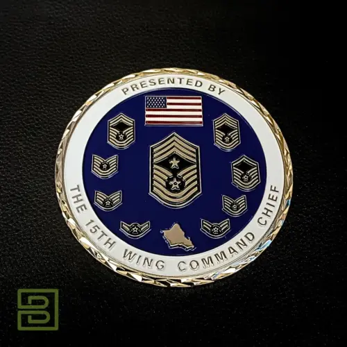 15th Wing Command Chief Challenge Coins