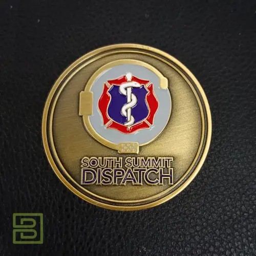 Antique Gold Plating Challenge Coins