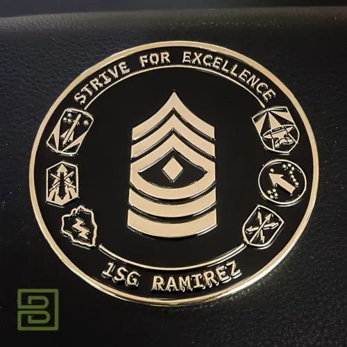 24k Gold Plating Challenge Coins