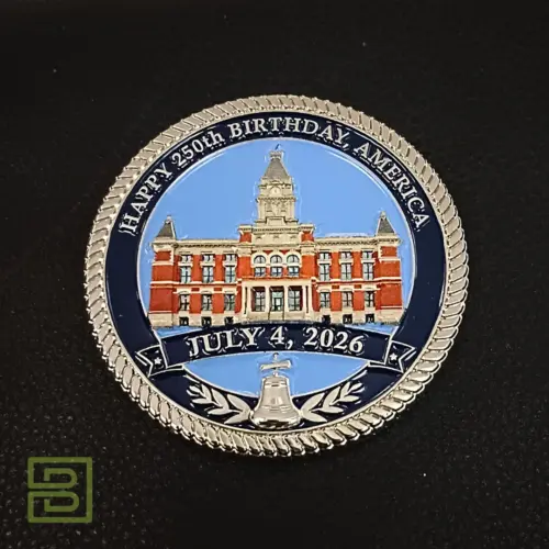 Rope Edge Challenge Coins