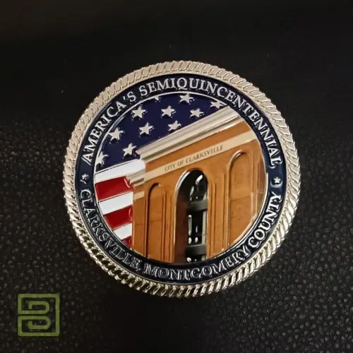 3D Mold + UV Print Challenge Coins
