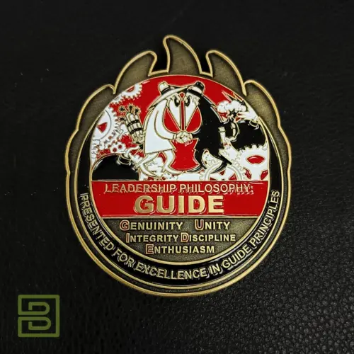 Antique Gold Plating Challenge Coins