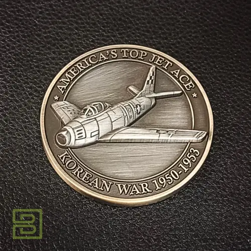 Aviation Ace Korean War Challenge Coins