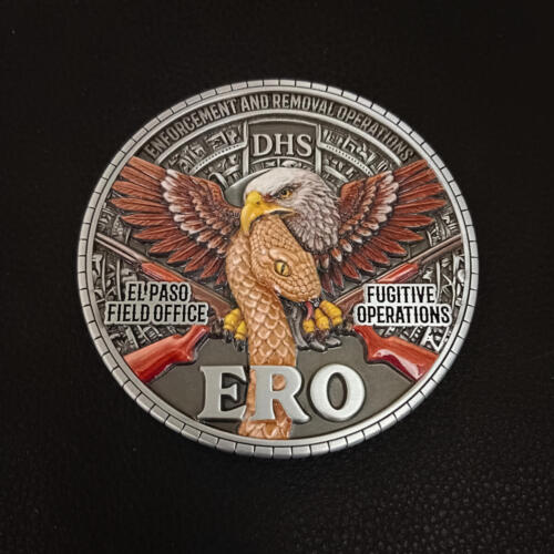 DHS-ERO Eagle and Snake Challenge Coins 