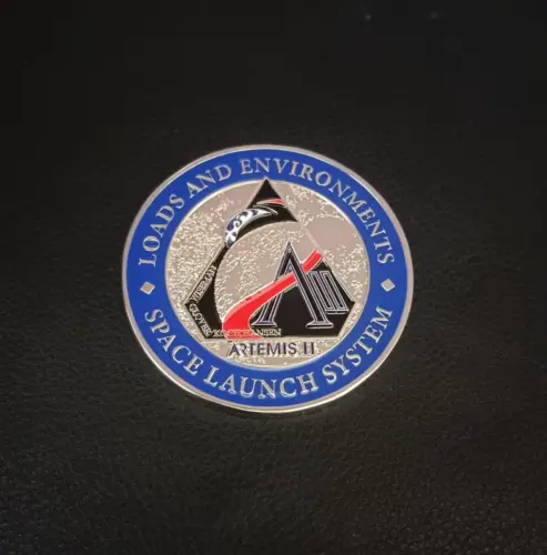 NASA Artemis-II Challenge Coins