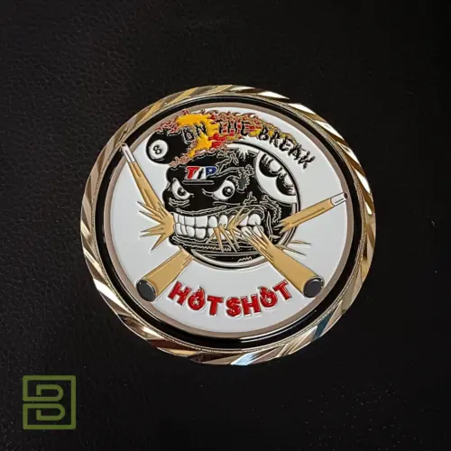 Pool-Player Challenge Coins
