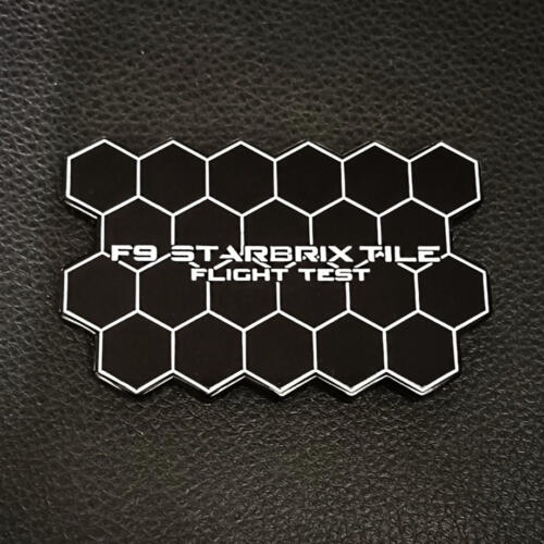 SpaceX Falcon 9 Starbrix Tiles Challenge Coins
