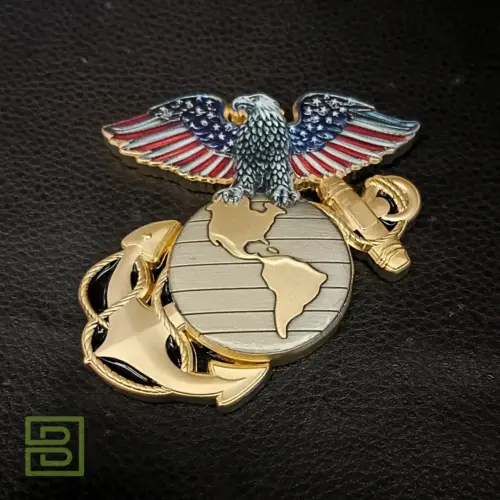 USMC-UV Print Challenge Coin
