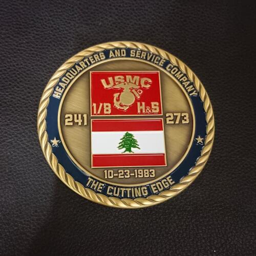 USMC Battalion Landing Team 1/8 Challenge Coins